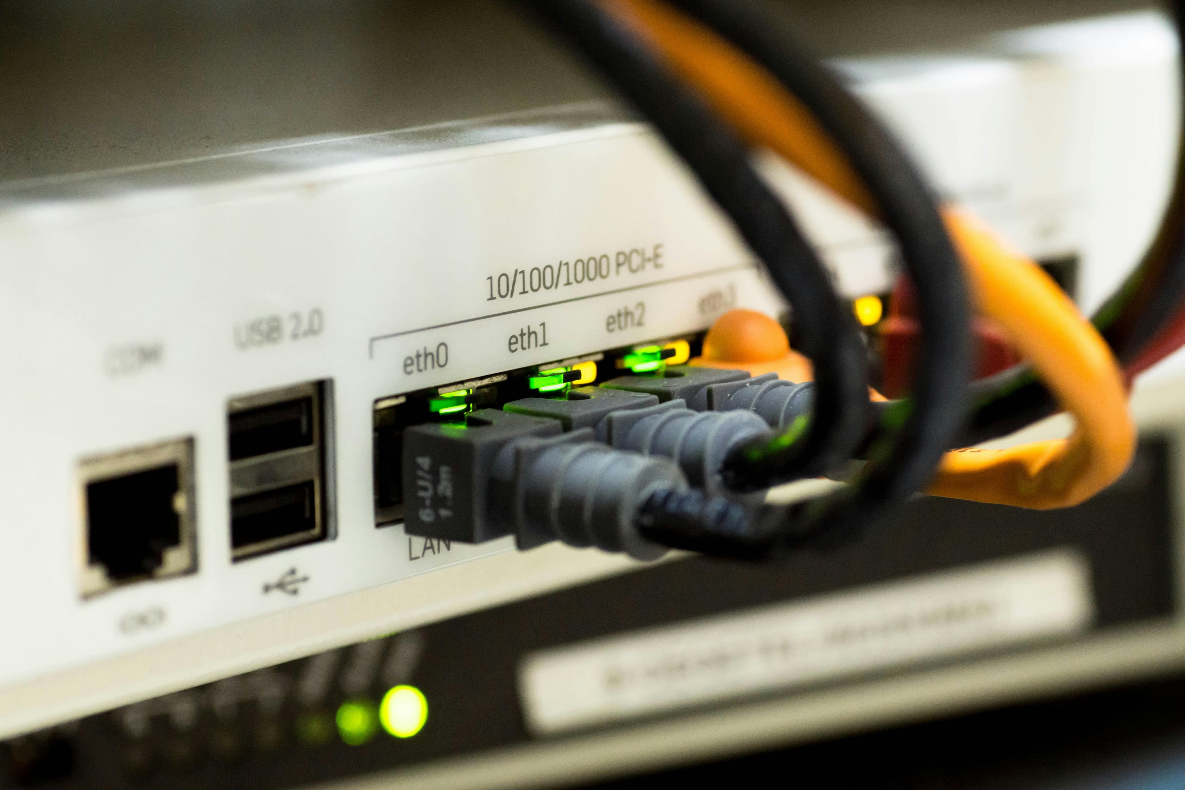 Professional cabling work