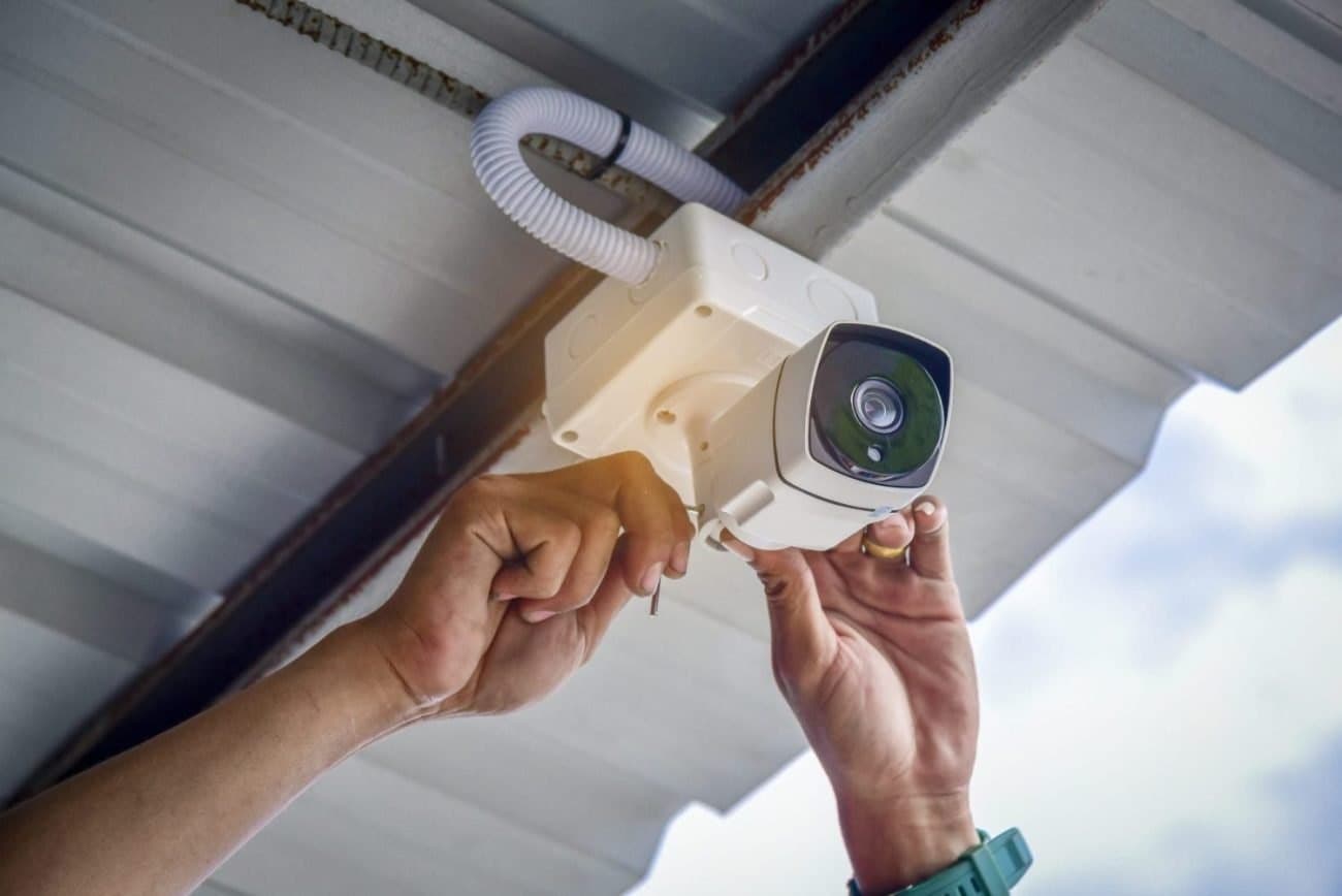 CCTV camera system layout